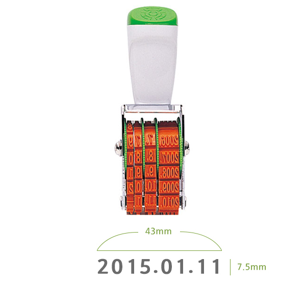 날짜도장 대 43x7.5mm