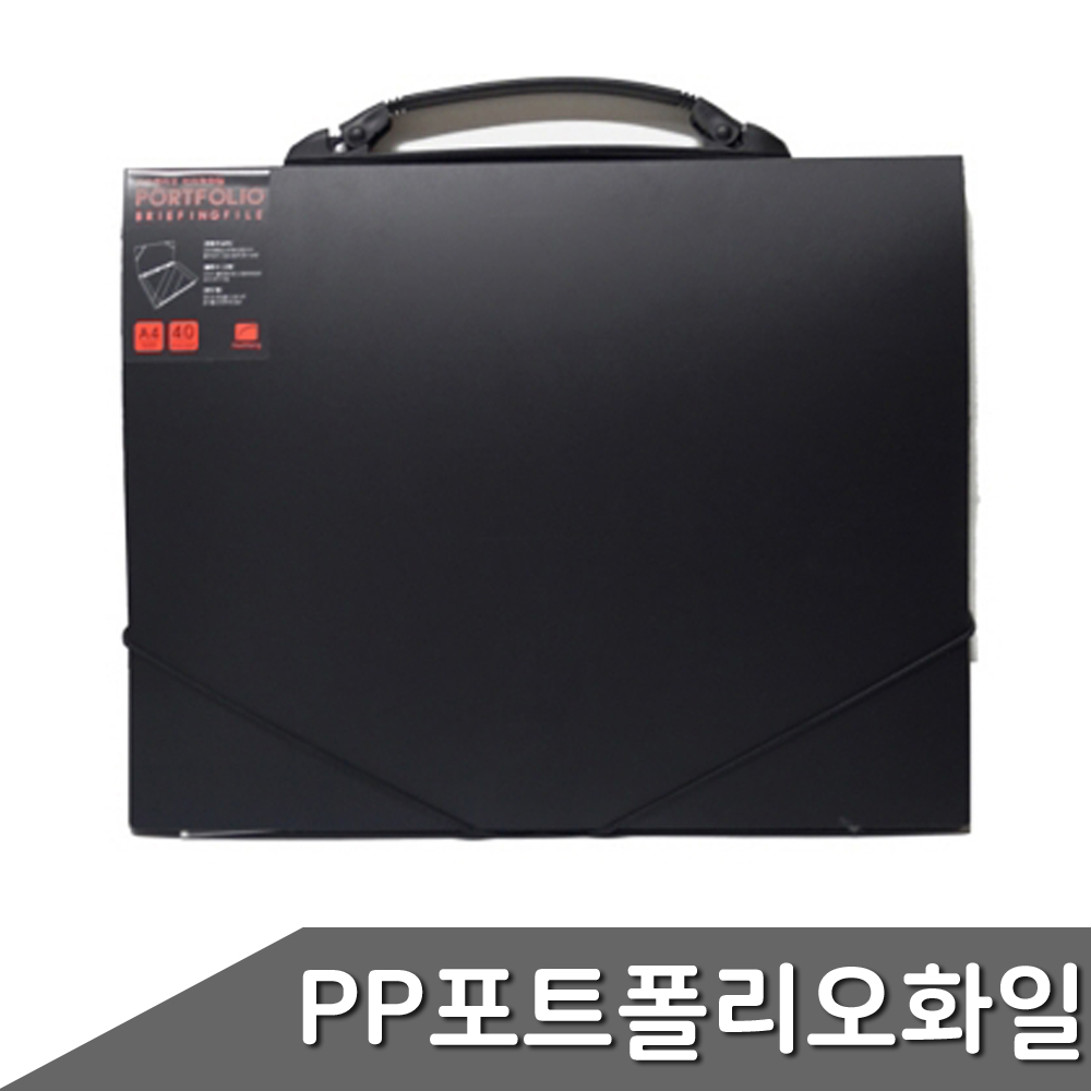 PP 포트폴리오 화일 손잡이형 A4